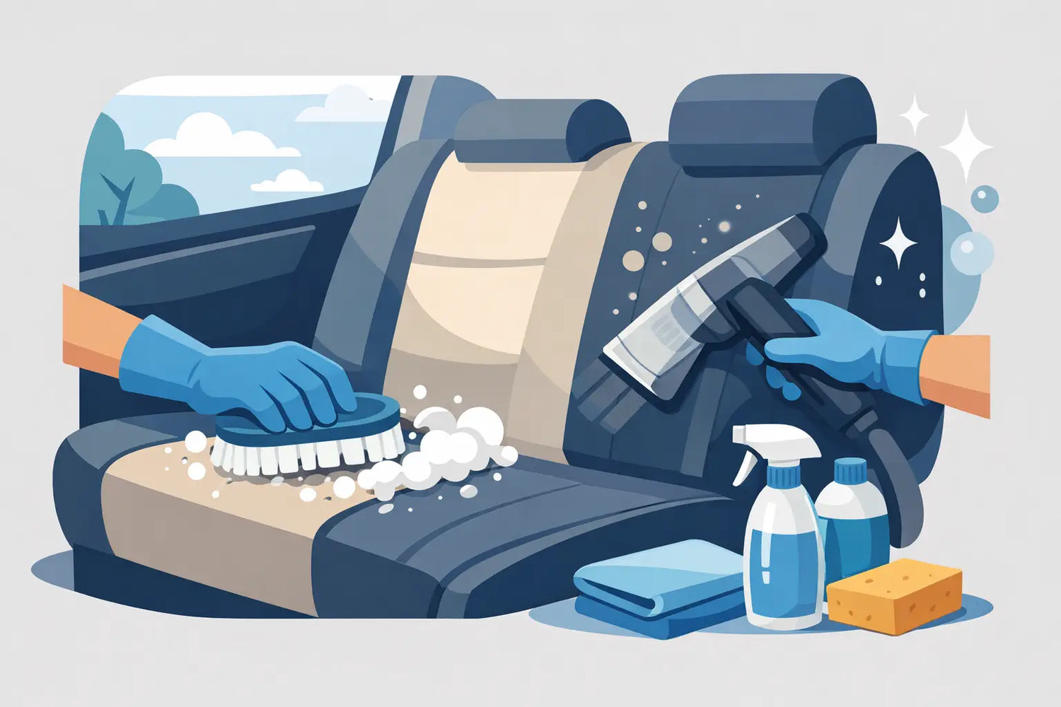How to Clean Car Upholstery the Right Way