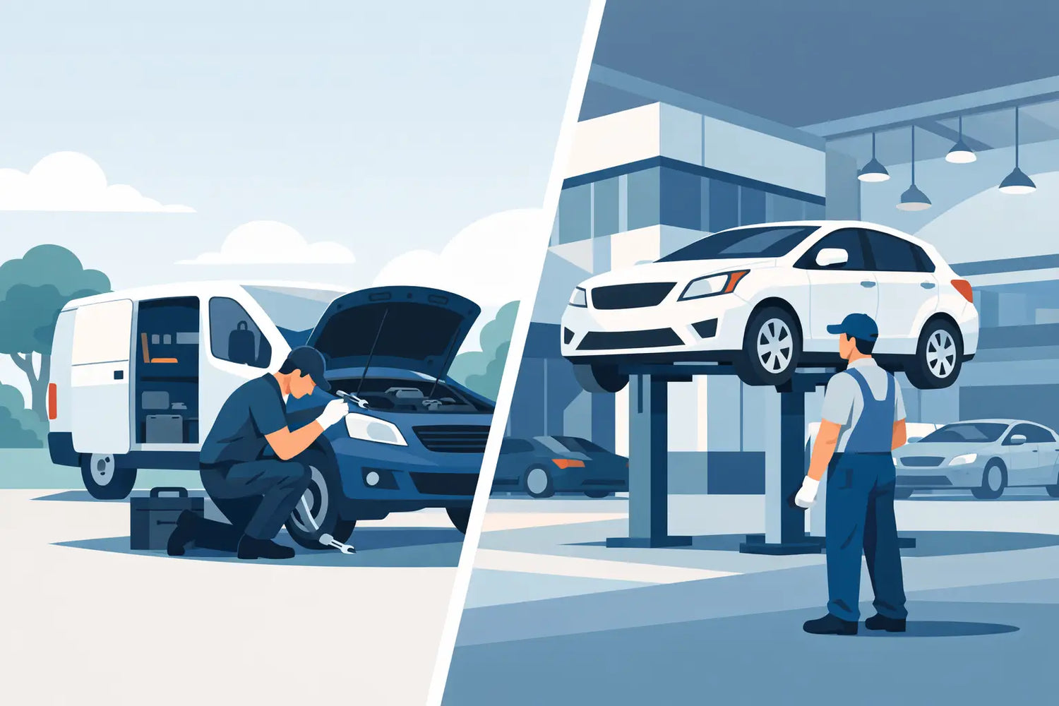 Mobile Mechanic vs Dealership Service