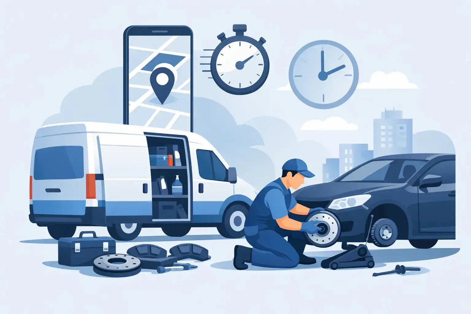 Mobile Brake Repair Service That Saves Time