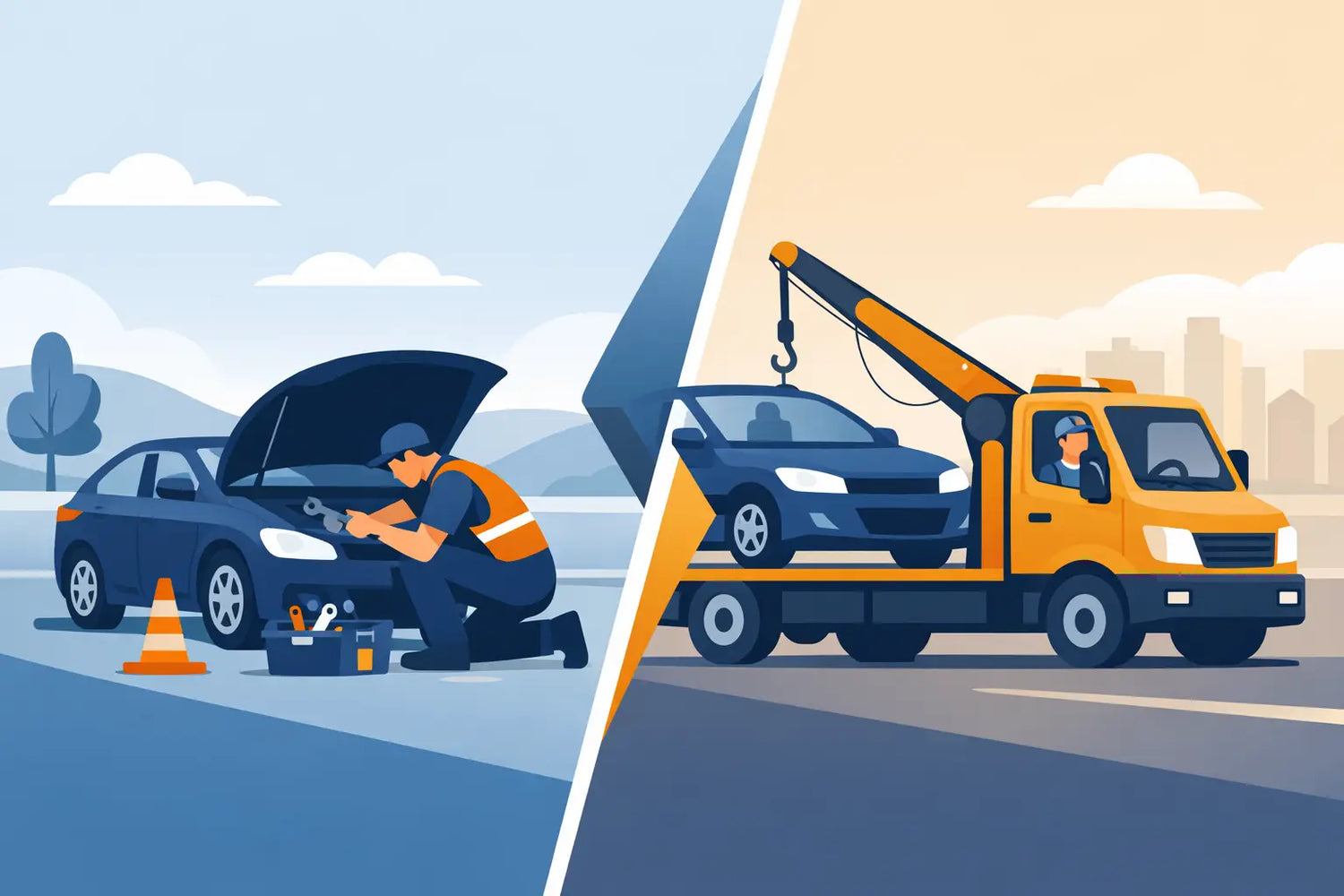 Roadside Repair vs Towing: Which Saves More?