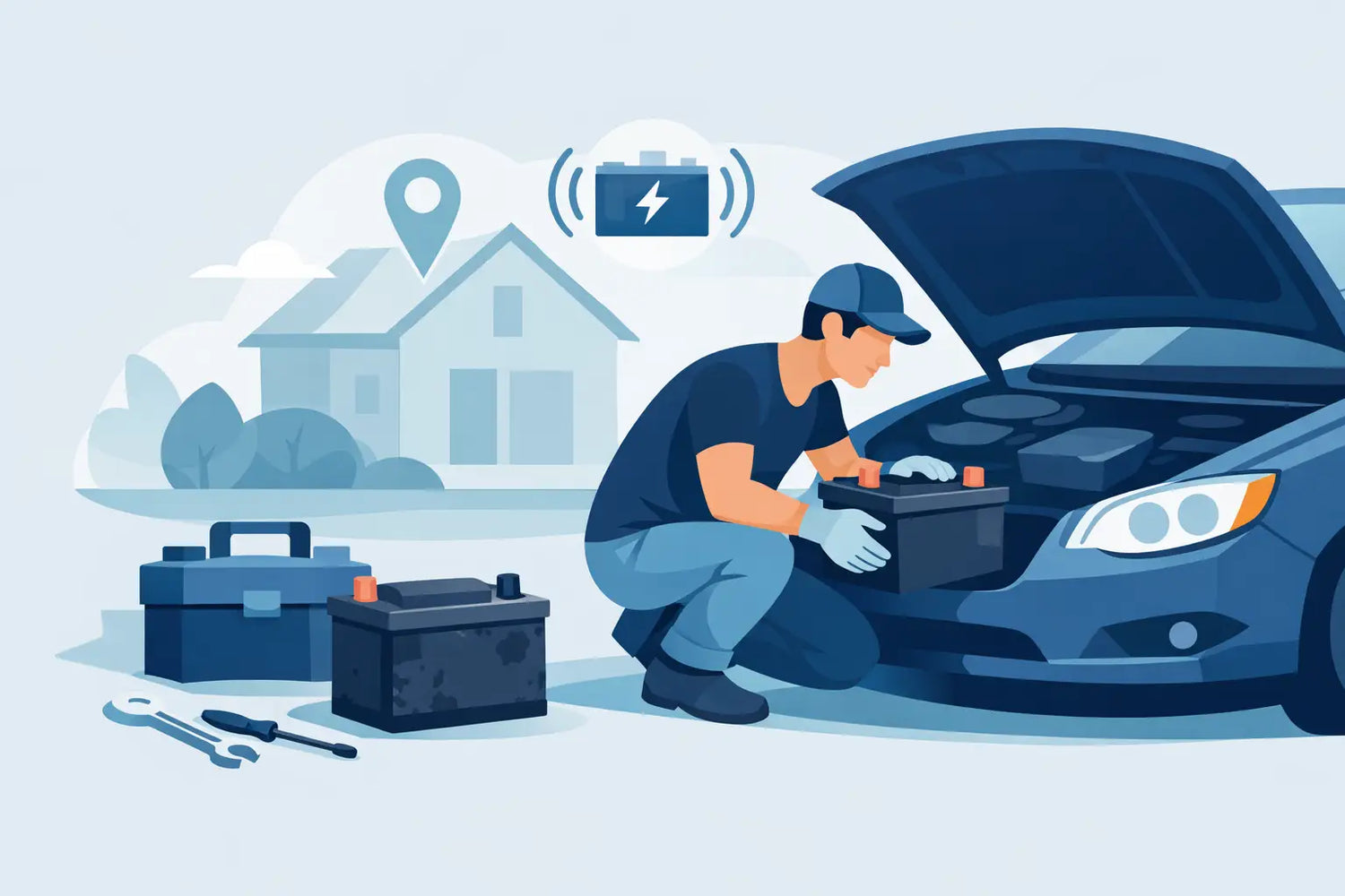 Battery Replacement at Home Example That Helps
