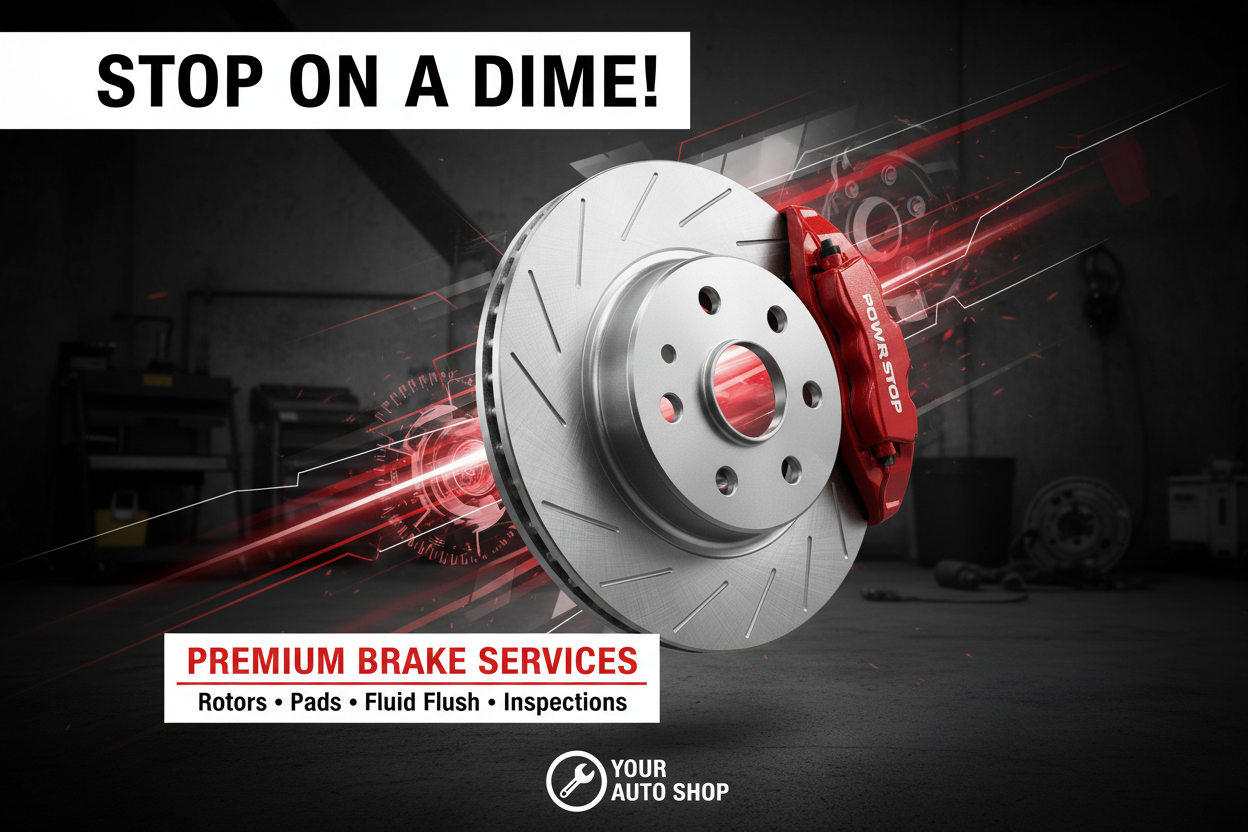 Brake pad and rotor replacement mobile mechanic Boise The Hop Shop