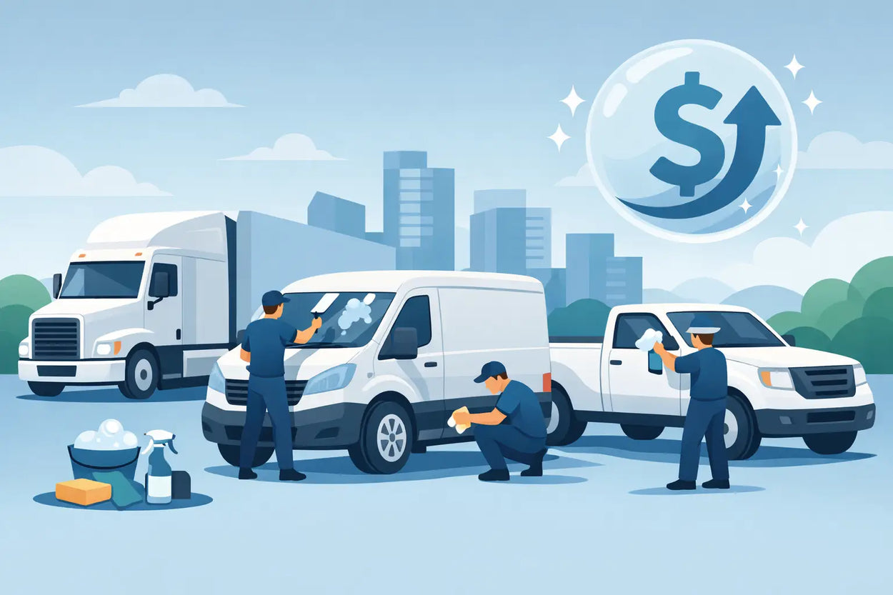 Monthly Fleet Detailing Service That Pays Off