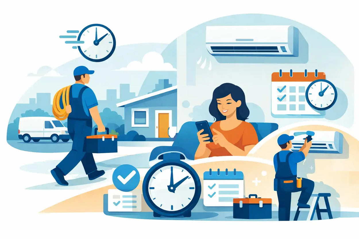 Same Day AC Service That Saves Your Schedule