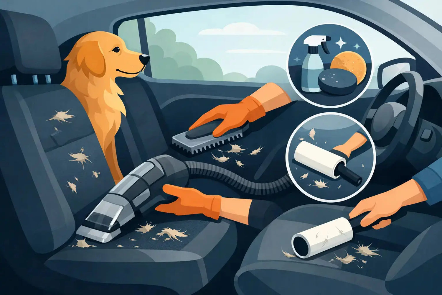 Pet Hair Removal Car Interior Tips That Work
