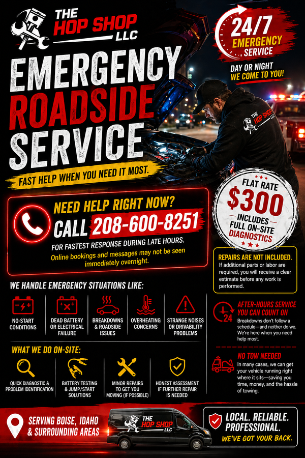 24/7 Emergency Roadside Service